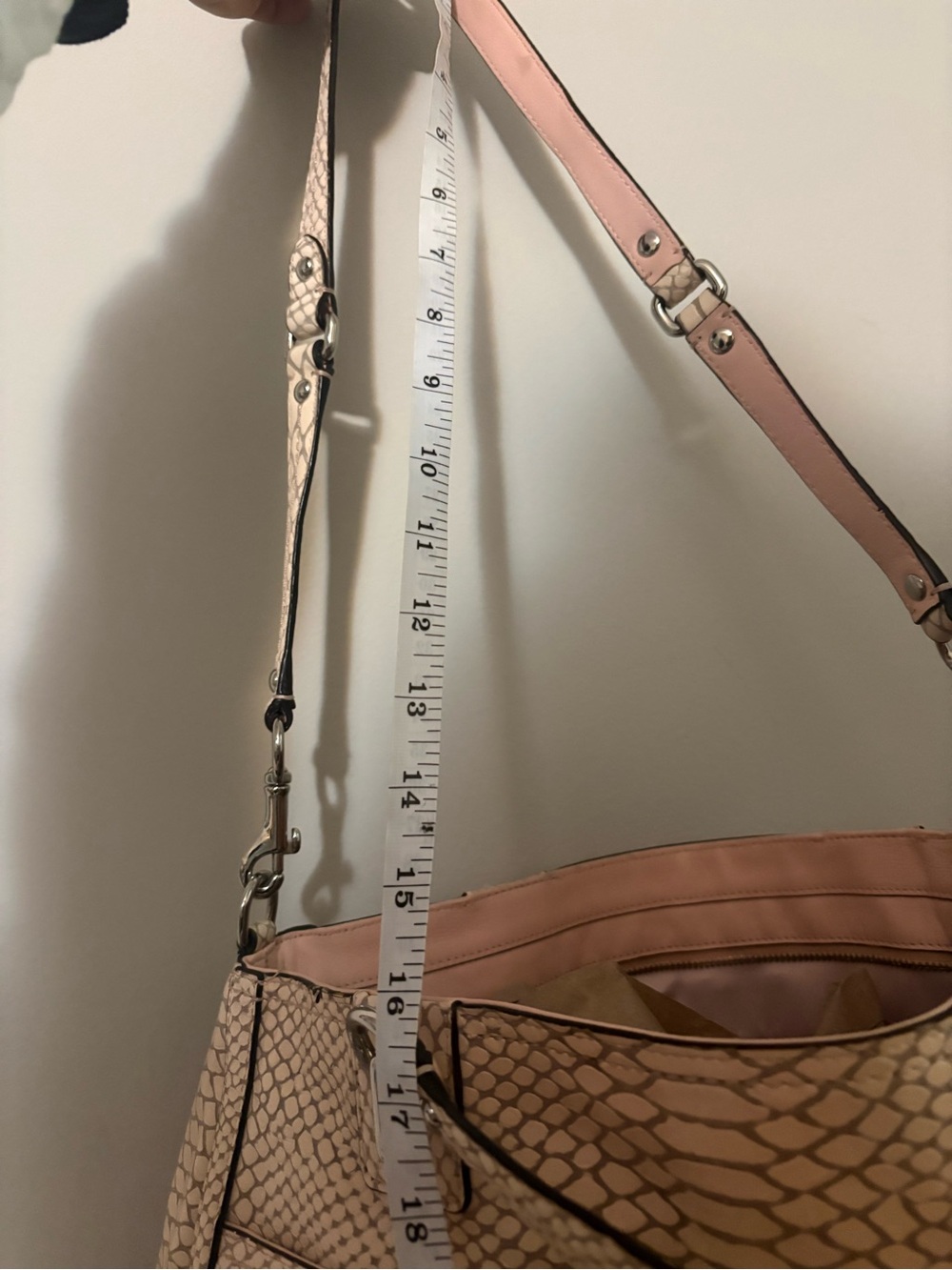 Coach Park Python Carryall tote (Model Style F24384) - Picture 7 of 11